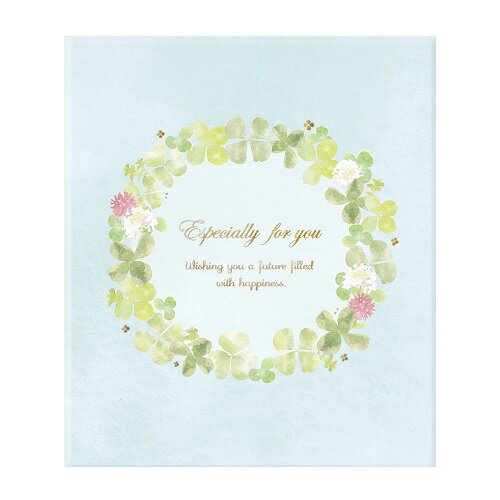 ナカバヤシ Nakabayashi メッセージブック Mサイズ クローバー MBM-201-1