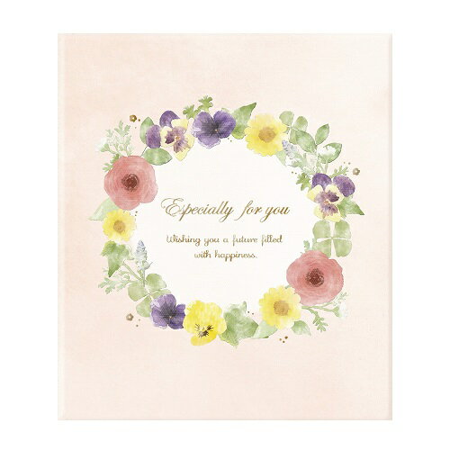 ナカバヤシ Nakabayashi メッセージブック Mサイズ フラワー MBM-201-2