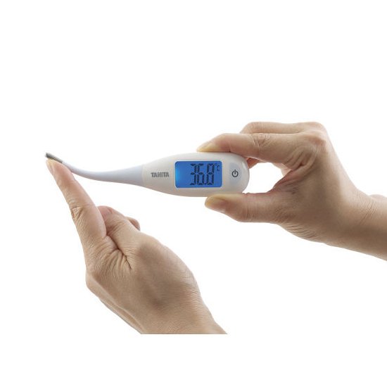 楽天トキワダイレクトタニタ 電子体温計 ブルー TANITA BT-470-BL やわらかく曲がる測定部で赤ちゃんも安心 20秒の予測式 見やすい大型表示とバックライト