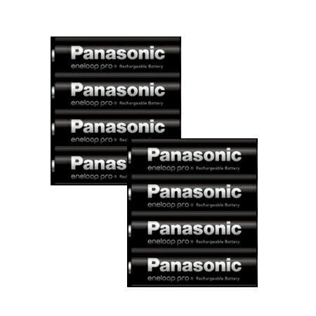【ポスト投函 送料無料】Panasonic パナソニック ニッケル水素電池 eneloop PRO エネループPRO 単3形充電池8本(ハイエンドモデル) BK-3HCD/4H（2パック）