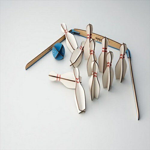 セトクラフト旅行ゲーム ボウリング W24-0056 作って遊べる！ キャンプや旅行のお供に！ 持ち運びに便利 2