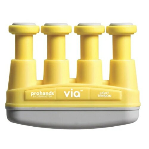 プロハンズ 各指を別々に動かせます ハンドエクササイザー 4.0LB（1.8kg）イエロー VM-13001 リハビリ 介護用品