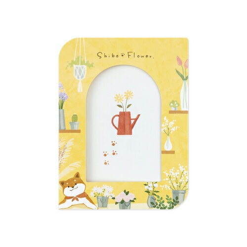 ナカバヤシ フォトスタンドカード /L判 /いぬ PSTC-L-101-2