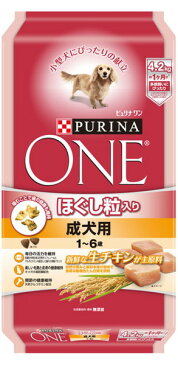 ピュリナワンドッグ ほぐし粒入り 1〜6歳成犬用チキン 4.2kg