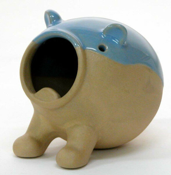 素焼きの爪とぎ・砂浴びハウス