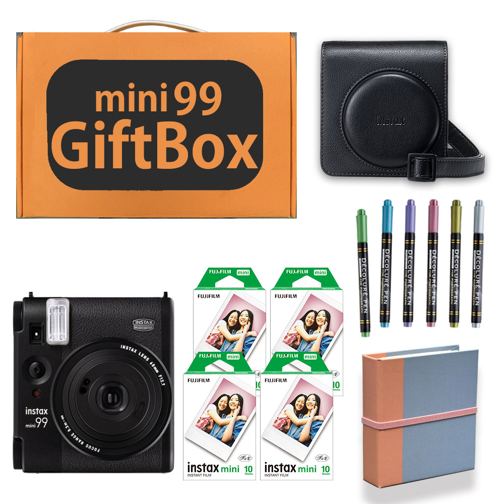 【ギフト チェキB】富士フィルム チェキ インスタントカメラ instax mini 99 カメラケース付きギフトBOXセット