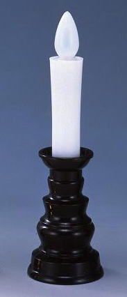 スマイルキッズ 燭台付安心のろうそく(中)　ARO-3201（DB）ブラウン