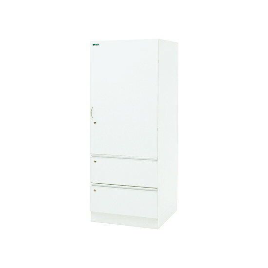 【法人様限定品 代引き不可 送料無料】アルティア ナビス(アズワン) アルテイア物品収納キャビネット(本体・引出し2段) 窓無し片開き扉 TZ-WD-L2 4...