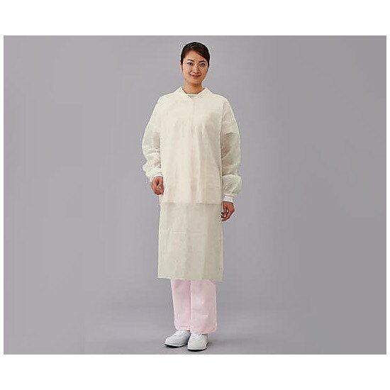 プロシェア ナビス（アズワン） プロシェア・アイソレーションガウン(面ファスナー) イエロー 1枚/袋×50袋入 4560111723237