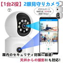見守りカメラ 小型 防犯カメラ 家庭用 400万画素 iphone対応 赤外線暗視 監視カメラ 自動追尾 室内/屋外対応 ベビーモニター 動体検知 高齢者見守り...