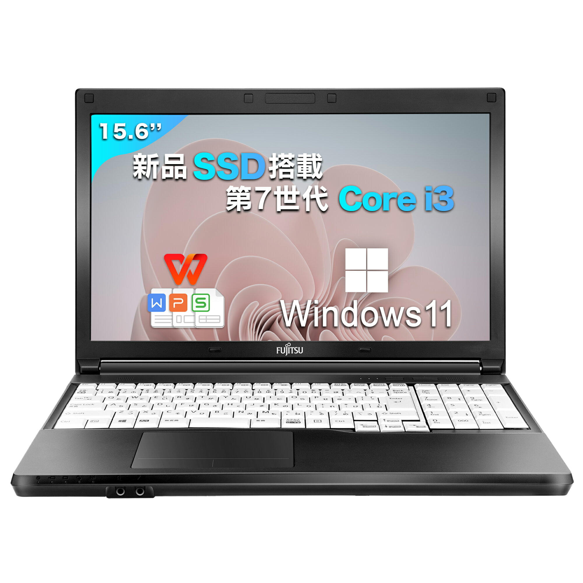 ѡSALE10%աΡȥѥ ΡPC officeդ ٻ A577 7Core i3 鿴Ը ƥ󥭡դWindows11ܡ15.6HD /TFT顼LEDվ/ /ʥ꡼:8GB/SSD256GB/USB 3.0 /̵LAN/ťΡȥѥ/