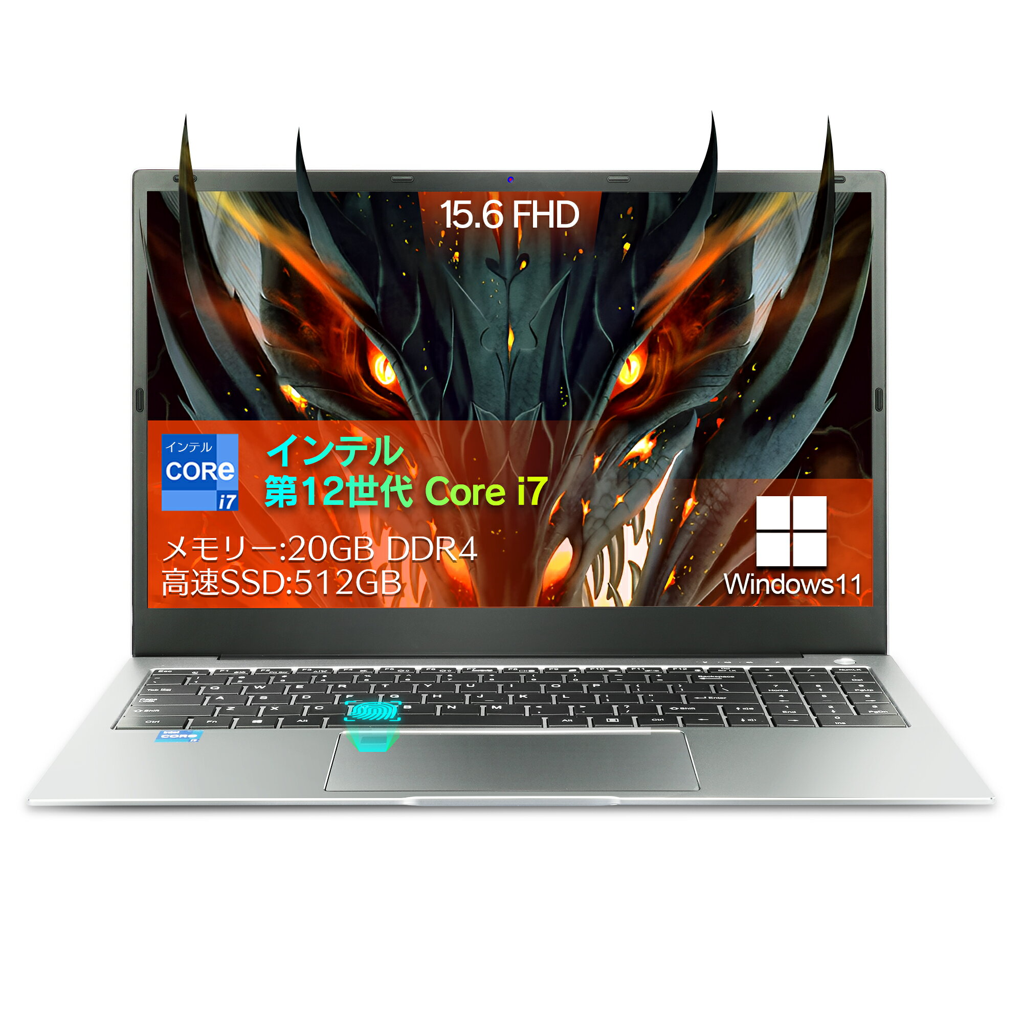 ゲーミングノートpc 第12世代 インテル Core i7 15.6インチ 液晶/1920×1080FHD ディスプレイ Webカメラ ノートパソコン gaming laptop ..