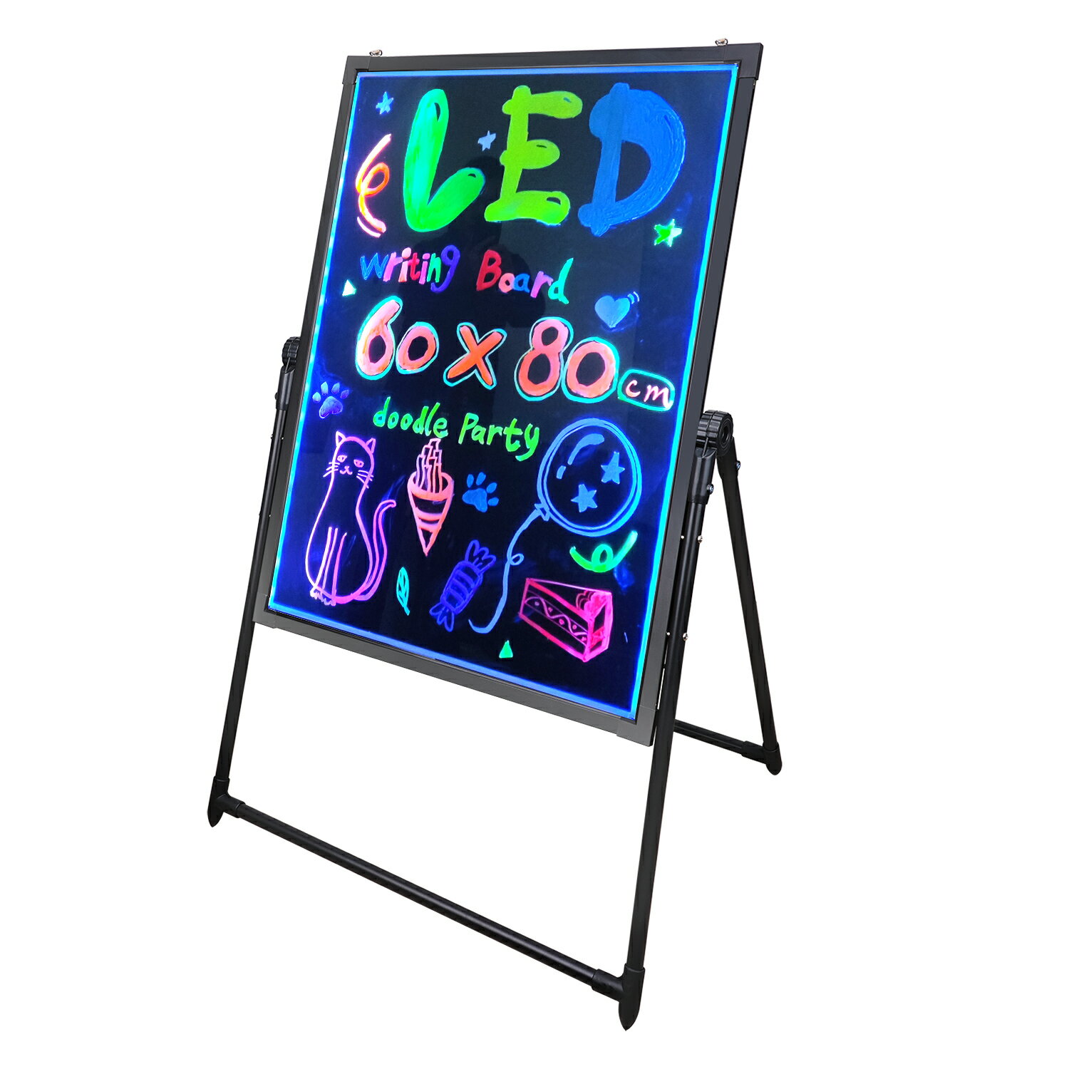 ＼スーパーSALE限定10%オフ ／看板 店頭 LED おしゃれ 照明 LED看板 手書き 文字 スタンド サインボード 黒板 電飾 電光 立て看板 USB カフェ メニュー ウェルカムボード 案内 集客 販促