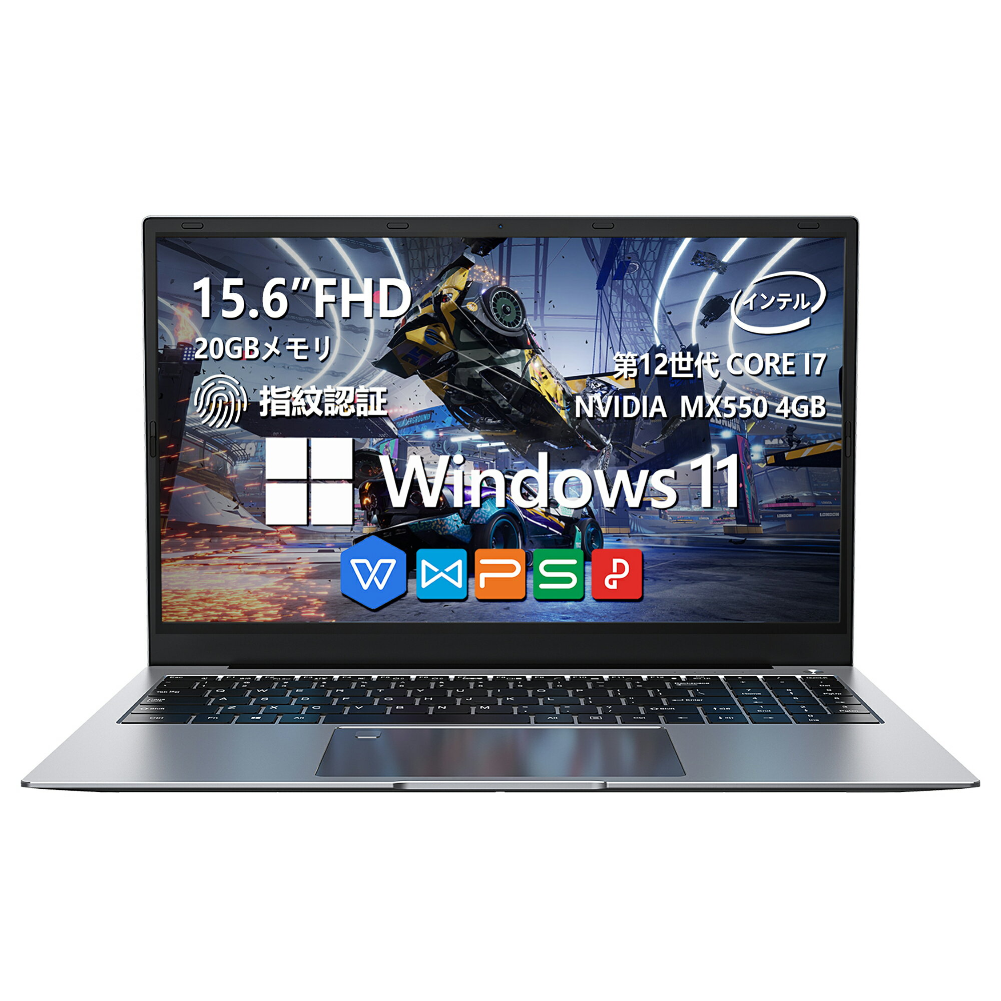 本日P5倍！2000円オフクーポン！ゲーミングノートpc インテル Core i7-1260P NVIDIA MX550 メモリ20GB 大容量SSD512MB 1TB最大16インチ 液晶 1920 x 1080 FHDディスプレイ Webカメラ 大画面 ゲーミングノート パソコン gaming laptopノートパソコン office付き