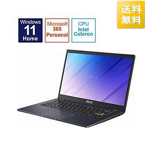 ノートパソコン E410KA スターブラックメタル E410KA-EK207WS ［14.0型 Windows11 S intel Celeron メモリ：4GB eMMC：128GB Microsoft 365 Personal …