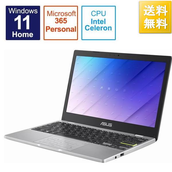 ノートパソコン E210KA ドリーミーホワイト E210KA-GJ02WWS ［11.6型 Windows11 S intel Celeron メモリ：4GB eMMC：128GB Microsoft 365 Personal 日…