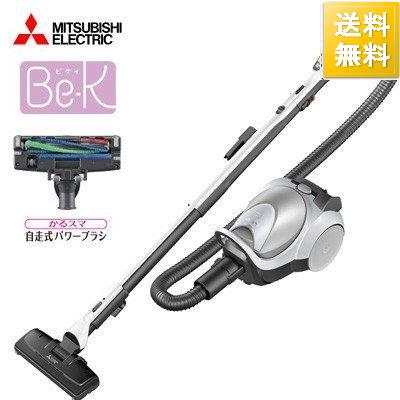 三菱 掃除機 紙パック式クリーナー かるスマ 自走式パワーブラシ ビケイ Be-Kシリーズ TC-FM1J-S シルバー[10000円キャッシュバック]