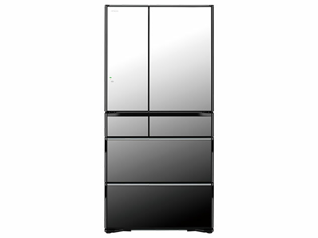 【基本配送設置無料】日立 6ドア冷蔵庫 (735L・フレンチドア)R-WXC74S[クリスタルミラー]のサムネイル