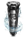 BEAUTIPLOVE 電気シェーバー ひげそり 電動 メンズシェーバー 電動シェーバー 3枚刃 回転式 深剃り 髭剃り 1時間急速充電 トリマー付き IPX7...