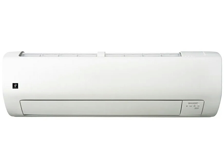 シャープ プラズマクラスター搭載 フィルター自動掃除機能付きルームエアコン 18畳用 AY-T56V2-W [ホワイト系]200V