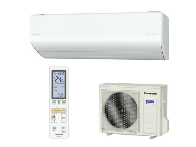 PanasonicパナソニックエアコンEolia(エオリア)XシリーズCS-X221D主に6畳単相100V