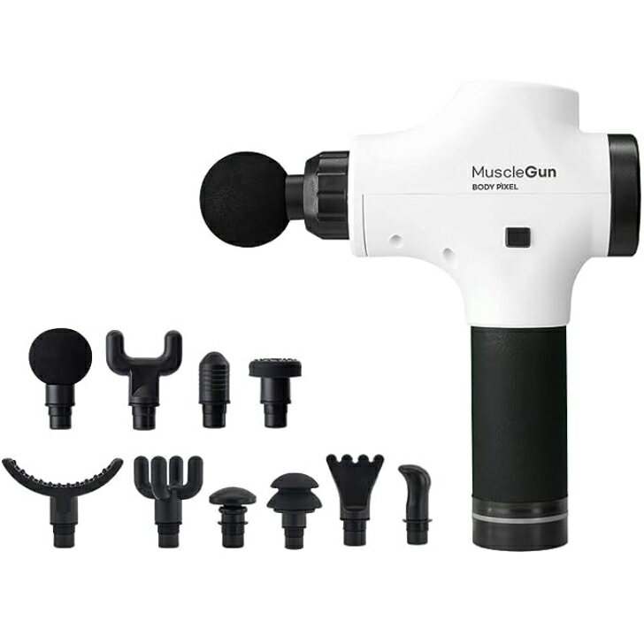 クライムアップマッサージガン BODYPIXELボディピクセル マッスルガン PRO WHITE 拡張セット 筋膜リリースガンのサムネイル