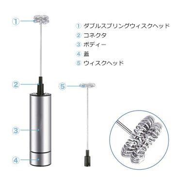 【スーパーセール期間限定価格】【送料無料】■電動ミルク泡立て器■ キッチン雑貨 コーヒー 泡立て器 便利 電池 電動 新商品