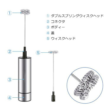 【スーパーセール期間限定価格】【送料無料】■電動ミルク泡立て器■　キッチン雑貨　コーヒー　泡立て器　便利　電池　電動　新商品