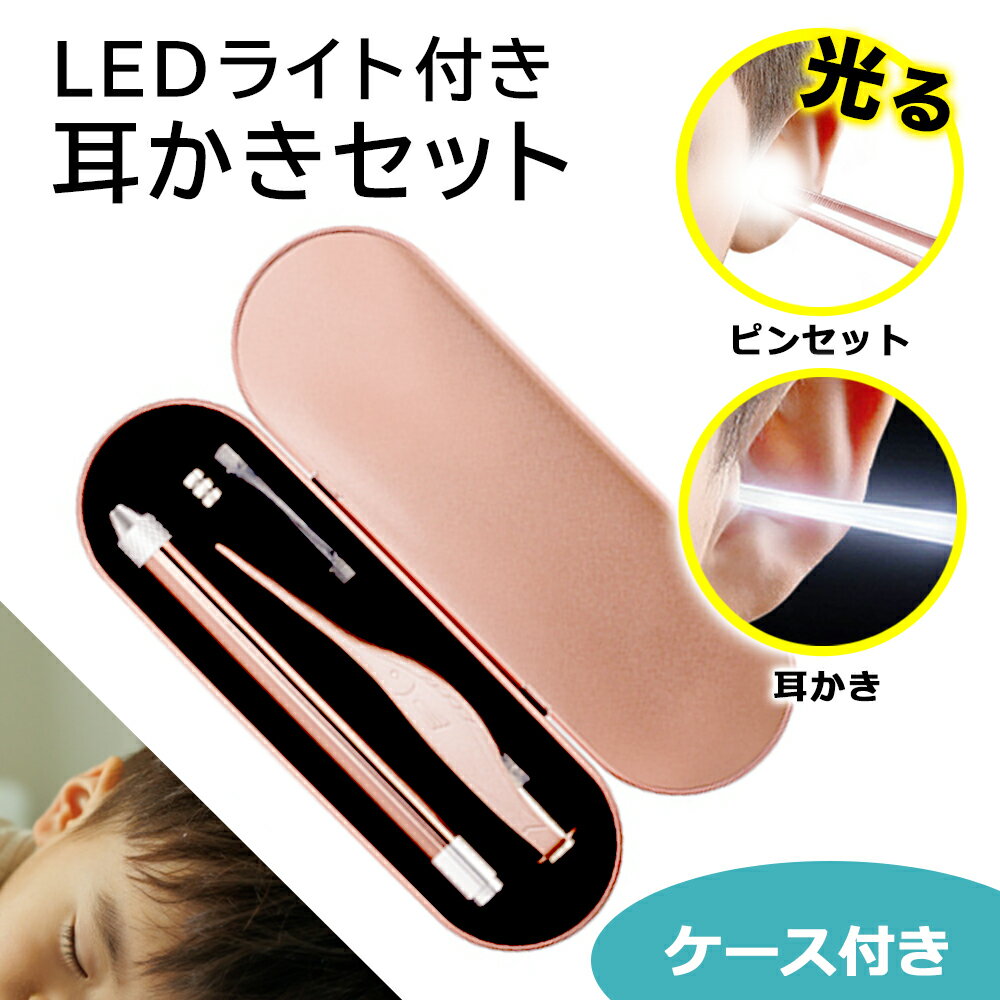 耳かき LEDライト 耳かきセット ピン