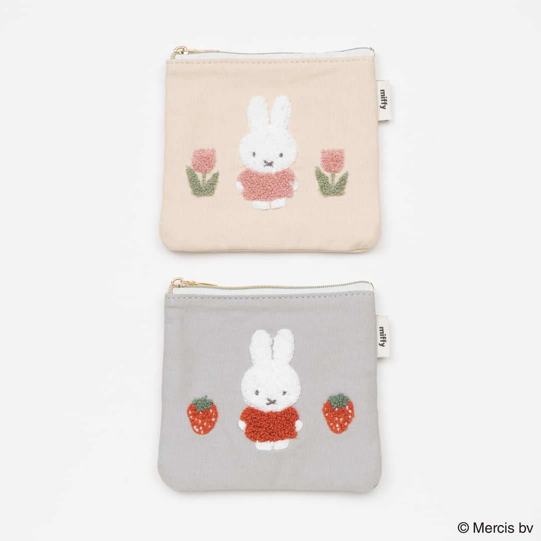 MIFFY RED＆PINK ティッシュポーチ ミッフィー ポーチ ミッフィー ティッシュ ポーチ ミッフィー グッズ 大人 ミッフィー ミニポーチ ティッシュポーチ キャラクター ティッシュポーチ かわいい