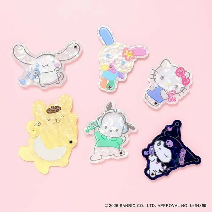 Rakuten - フラワーリング Sanrio characters スライドミラー サンリオ ミラー フラワーリング ミラー サンリオ キティちゃんグッズ クロミちゃん グッズ シナモロール ウサハナ ポチャッコ ポムポムプリン ミラー 持ち運び 鏡 携帯用