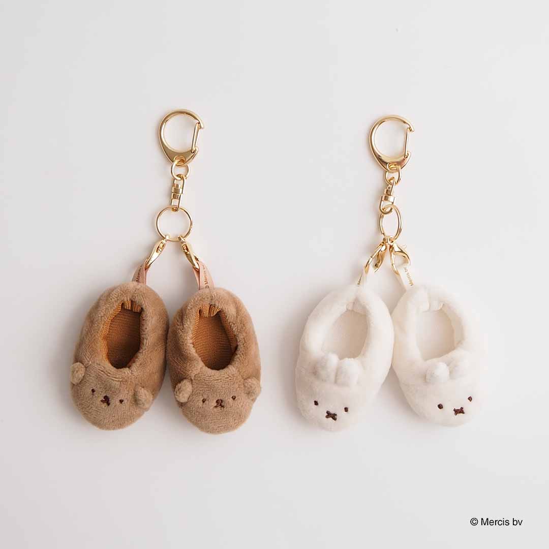 BRUNA WINTER ACCESSORYS MINIスリッパチャーム ミッフィー チャーム ミッフィー キーホルダー ぬいぐるみ ミッフィー グッズ 大人 ボリス グッズ ぬい服 ぬい活 服 ミッフィー ミニチャーム キーホルダー キャラクター ぬい 靴