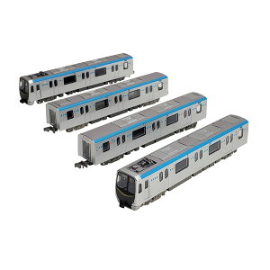 送料無料◆322146 トミーテック リニア地下鉄道コレクション 仙台市交通局2000系 東西線 (金帯) 4両セットB 1/150(Nゲージスケール) 鉄道模型（ZN102262）