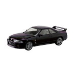 アオシマ 1/32 ザ・スナップキット 15-A ニッサン R33スカイラインGT-R (ミッドナイトパープル） プラモデル 初回生産特典付属 （ZS103376）