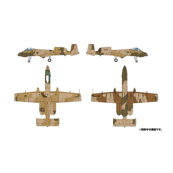 プラッツ/イタレリ TPA-28 1/48 アメリカ空軍 攻撃機 A-10A サンダーボルトII 空軍予備役 デザート迷彩塗装機 プラモデル （ZS111902）