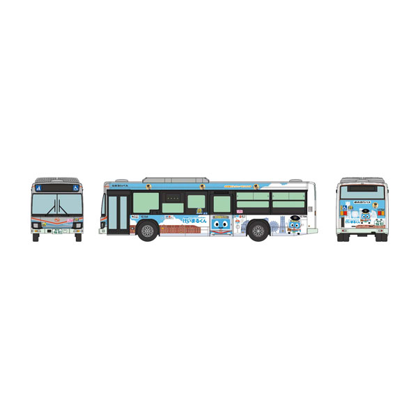 317302 トミーテック ザ・バスコレクション 京浜急行バス 「けいまるくん(R)」ラッピングバス (横浜みなとみらいバージョン) 1/150(Nゲージスケール) 鉄道模型（ZN112430）