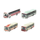 送料無料◆326953 トミーテック ザ・バスコレクション 北陸鉄道創立80周年 歴代カラー 4台セット 1/150(Nゲージスケール) 鉄道模型(ZN1135...