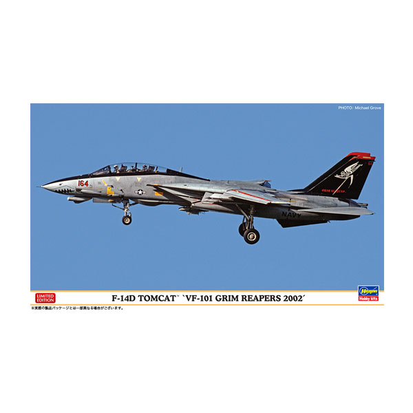 nZK 02444 1/72 F-14D gLbg gVF-101 O [p[Y 2002h vf iZS112158j