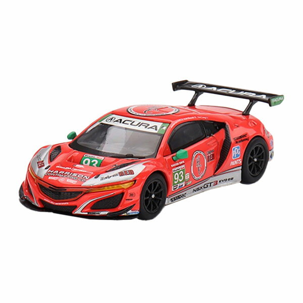 送料無料◆MINI-GT 1/64 Acura NSX GT3 EVO22 IMSA デイトナ24時間 2023 ＃93 WTR Racers Edge Motorsports (左ハンドル) ミニカー MGT00617-L （ZM117252）