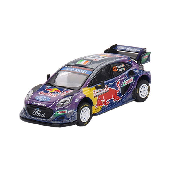 MINI-GT 1/64 フォード Puma Rally1 ラリー・イタリア サルディニア 2022 2位入賞車 #42 M-Sport Ford WRT (左ハンドル) ミニカー MGT00627-L 【5月予約】