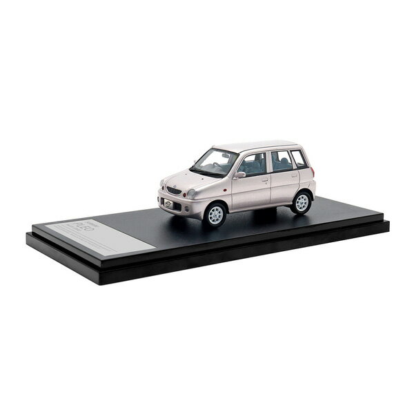 送料無料◆ハイストーリー 1/43 SUBARU PLEO NICOT (2002) フロスティローズ・メタリック ミニカー HS432PK （ZM120706）