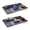 セット販売 330493/330509 トミーテック トラックコレクション 軌陸保線車両セットE+F 1/150(Nゲージスケール) 鉄道模型(ZN120812...
