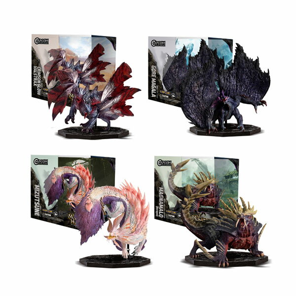 送料無料◆CAPCOM FIGURE BUILDER CUBE MONSTER HUNTER 4体セットボックス (ゴア マガラ/奇しき赫耀のバルファルク/マガイマガド/タマミツネ) カプコン 【6月予約】