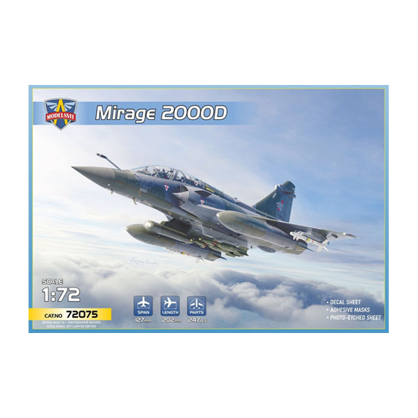 送料無料◆モデルズビット 1/72 ミラージュ2000D w/SCALP-EG 巡航ミサイル プラモデル MDV72075 （ZS122552）