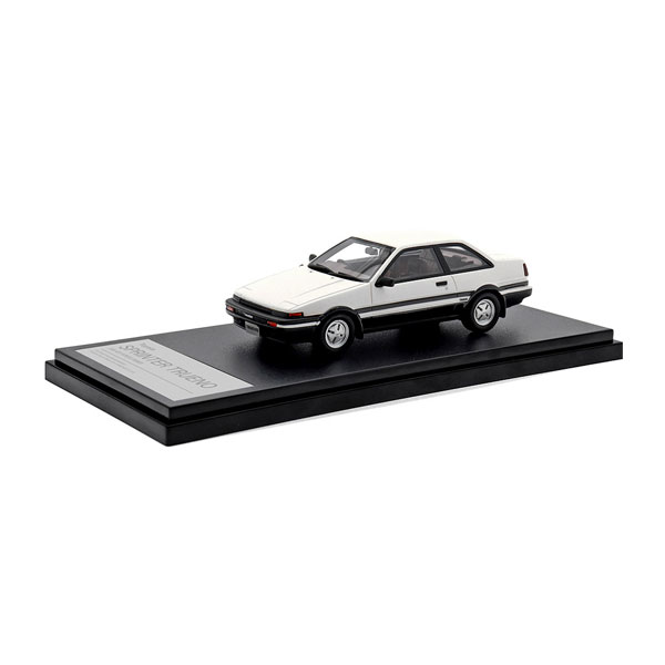 ハイストーリー 1/43 Toyota SPRINTER TRUENO 2dr GT APEX (1983) ハイテックツートン ミニカー HS452WH （ZM124232）