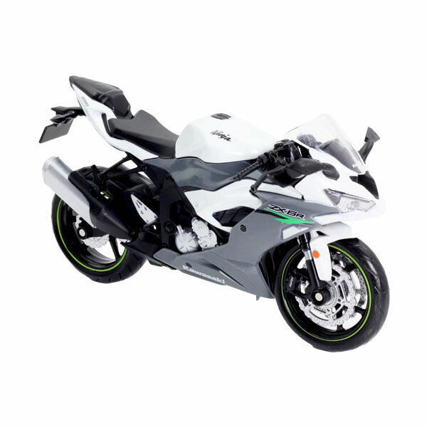 童友社 1/12 2023 Kawasaki Ninja ZX-6R グレー 塗装済み完成品 ダイキャストモーターサイクル （ZM124674）