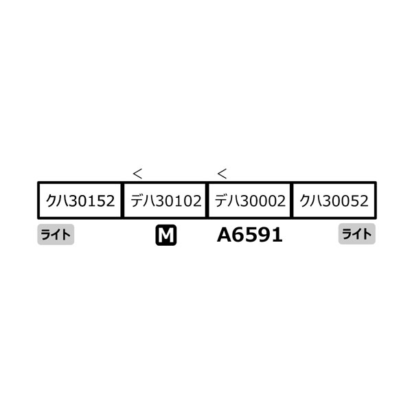 送料無料◆A6591 マイクロエース 小田急30000形 EXE 登場時 新宿方 4両セット Nゲージ 鉄道模型 【未定予約】