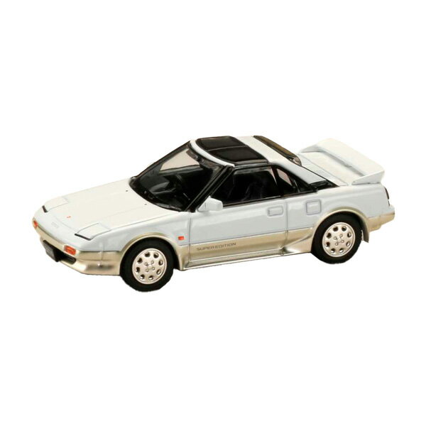 乐天商城 - ホビージャパン 1/64 トヨタ MR2 1600G-LIMITED SUPER CHARGER /SUPER EDITION 1988 T BAR ROOF ホワイト/ベージュメタリック ミニカー HJ642056ASE （ZM127766）