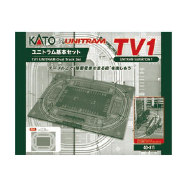 楽天でじたみん 楽天市場店送料無料◆40-811 KATO カトー TV1 ユニトラム基本セット Nゲージ 再生産 鉄道模型 【5月予約】