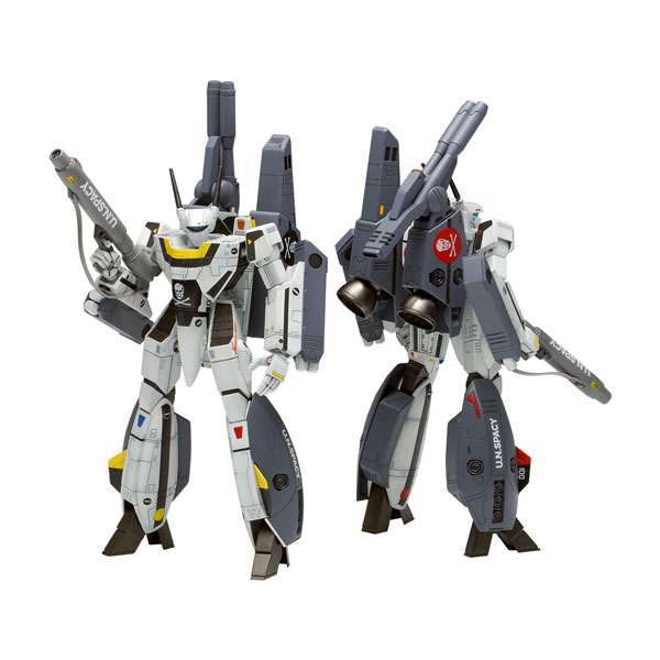 送料無料◆WAVE マクロス 1/100 VF-1S ストライクバルキリー (バトロイド) 一条輝機、ロイ・フォッカー機 プラモデル 2個セット MC-070 【6月予約】